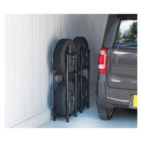 アイリスオーヤマ 省スペースタイヤラック軽自動車用 STK-377 1セット