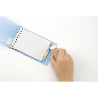 マルマン ミニサイズ バインダー セッション 5穴 背幅18mm Lブルー そらいろ FM310A-52A 1冊