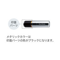 シャチハタ ネーム9 メールオーダー式 ブルーメタリック XL-9/CM6（MO） 1個