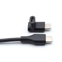 日本トラストテクノロジー Type-C L型変換コネクター 垂直L型 TCTC01-BK 1個