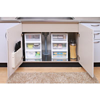 アイリスオーヤマ チェスト Sサイズ 収納ケース 積み重ね ホワイト/クリア BC-S 1個