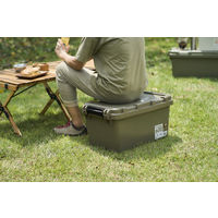 アイリスオーヤマ TRAILBOX 600幅 頑丈ボックス カーキ TRB-600 1セット（6個）