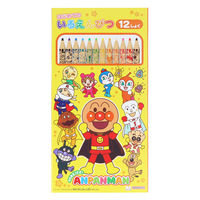 サンスター文具 はじめてのいろえんぴつ マイファーストステップ それいけ!アンパンマン 0220009A 1個(12色)