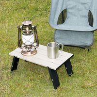 武田コーポレーション ウッド調ライトテーブル LT20-4023 1箱(8個入)（直送品）