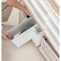 JEJアステージ ストレーショナリー スリムボックス ホワイト 1個