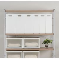 JEJアステージ ストレーショナリー ワイドケース ホワイト 1セット(6個)