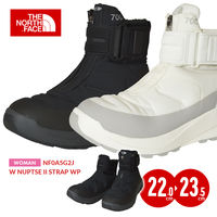 【並行輸入品】W NUPTSE II STRAP WP NF0A5G2J  (32F)ホワイト×グレー  US6/23.0cm  1点（直送品）