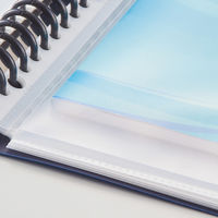 リヒトラブ SELFANA クリヤーブック<ポケット交換式> A4 ボルドーブラック N7200-3 1セット(2冊)