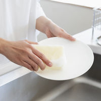 亀の子スポンジ DO 高品質 角型 キッチンスポンジ 抗菌加工 オレンジ 1個 亀の子束子西尾商店