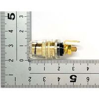 共立電子産業 φ4mmバナナジャック付金メッキスピーカーターミナル 小 黒 GST-B77J-BK 1個 65-8297-19（直送品）