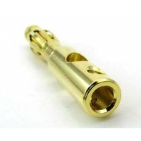 共立電子産業 φ4mmネジ止め式バナナプラグ金メッキ 黒 2個入 WTN-06-1005G-BK2P 1セット(2個) 65-8297-21（直送品）