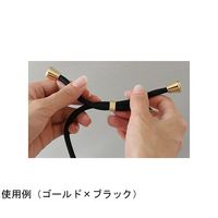 スリーアール ストラップホルダー(ゴールド×ベージュ) 3R-STH01GDBR 1個 67-2515-69（直送品）