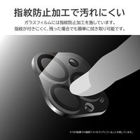 MSソリューションズ iPhone 15 Pro/ Pro Max レンズ保護ガラス レンズ一体型 LN-IP23FGLEN 1個