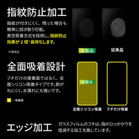 iPhone 15 ガラスフィルム 「GLASS PREMIUM FILM」 全面保護 ソフトフレーム 反射防止（直送品）