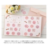 デザインフィル 色紙用 寄せ書きシール 半透明 20枚入 紺 82648006 1セット(1個×3)