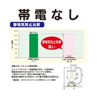 エンプラ系プラスチック粉粒体搬送用 トヨトップーE100°Cホース 内径38mm×外径50.6mm 長さ10m TPE100C-38-10（直送品）