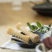 亀の子束子 カルカヤたわし（小）油汚れにに強い 鉄フライパンなどの焦げ付き・こびり付き汚れに 1個 亀の子束子西尾商店