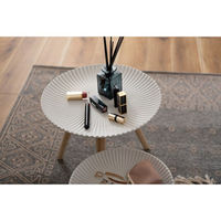 東谷 トレーテーブルM ホワイト LFSー191C 164637 1脚（直送品）