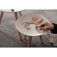 東谷 トレーテーブルS ホワイト LFSー190C 164634 1脚（直送品）