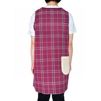 セントレディス ムーミンエプロン チェックボルドー ST-IM0054 1枚（直送品）