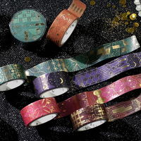 BGM マスキングテープ アラビアンナイト 夜の帳 幅15mm 2巻 BMSPAN003