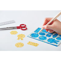 キングジム マスキングテープブック はがき エノグ シートサイズ 5冊（10枚入×5） 100×148mm 9672-002