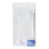 myfa（ミファ）ファスナーポケットリフィル ミニ 6穴 2枚入 1セット（10袋） LIHIT LAB.（リヒトラブ）