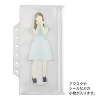 myfa（ミファ）コレクションバインダー コーラルレッド ミニ 6穴リング付 1セット（2冊） LIHIT LAB.（リヒトラブ）