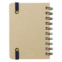 ロルバーン ポケット付メモ ミニ 5mm方眼 オリーブ 緑 リングノート 2冊 デルフォニックス（Rollbahn）