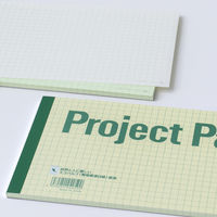 オキナ プロジェクト限定パッド A4ハーフ 50枚 ソフトカラー 5mm方眼罫 PH4059 3冊