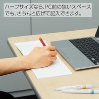 コクヨ キャンパスノート 用途別 ハーフサイズ B6 5mm方眼罫 ライトピンク ノ-37S10-5LP 3冊