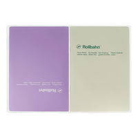 ロルバーンノートカバー クリア 抗菌 A5 透明 デルフォニックス（Rollbahn）