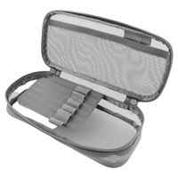 収納メッシュペンケース MESHNO（メッシュノ）グレー S1425404 1個 サンスター文具