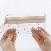 ラボクリップ ペンケース クリア フラットペンポーチ ブリエ ピンク B22-BRCP01-PK 勝竜社