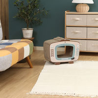 不二貿易 猫の爪とぎ テレビ 54223 1箱(2個入)（直送品）