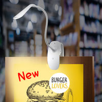 調光式 フレキシブル クリップライト ホワイト 電球色 YAZAWA CFL05W02WH 1個