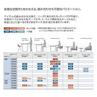 【組立設置込】コクヨ リージョン テーブル 角形 幅1600×奥行900×高さ1000mm LT-RG169HSAAMU8N 1台（直送品）