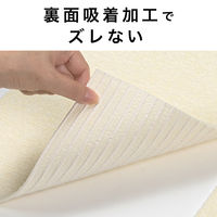 おくだけ吸着 ペット用撥水タイルマット 30cm×30cm20枚入 犬 猫 日本製 消臭 洗える アイボリー KM-05 1セット(同色20枚入)