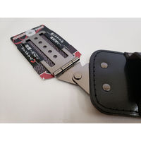 コヅチ 牛黒革 折鋸ケース WS-007 1個（直送品）