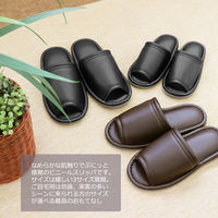 オクムラ ふきふきビニールスリッパLL BK AAAA9915BK 1足