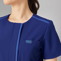 フォーク ジップスクラブ ミディアムブルー L 7100SC-7-L 1枚　スクラブ（直送品）