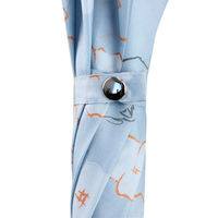 アテイン 60cm ジャンプ傘 長傘 ひるねこ グレー 2117GY 1セット(3本)（直送品）