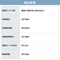 アイリスオーヤマ リモコン式壁掛け扇 マイコン式 壁掛 小型 リビング扇風機 ファン WFC-306 1台