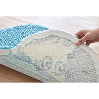 スミノエ MOOMIN 眠れないムーミン マット 45×75cm ブルー 4549781321615 1枚