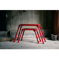 天馬 アルミ作業台3段レッド 812004240 1個