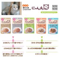 にゃんチュラル まぐろのとろみ仕立て 国産 40g 6袋 はごろもフーズ キャットフード パウチ
