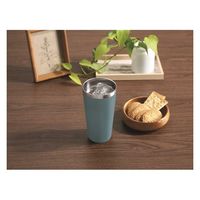カクセー Tolid -トリッド- 蓋付二重タンブラー 420ml ホワイト TO-01W 1個（直送品）