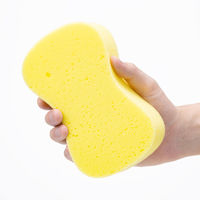 アスクル 現場のチカラ 洗車用スポンジ 圧縮タイプ 小 1セット（5個）　 オリジナル