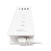 エアージェイ PD対応OAタップ AC X4 TYPE-C(PD) X1 USBX3 AOT-415 WH 1個