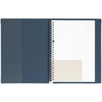 マルマン バインダー ユアンス B5 26穴 背幅22mm ネイビー F119-72 1冊